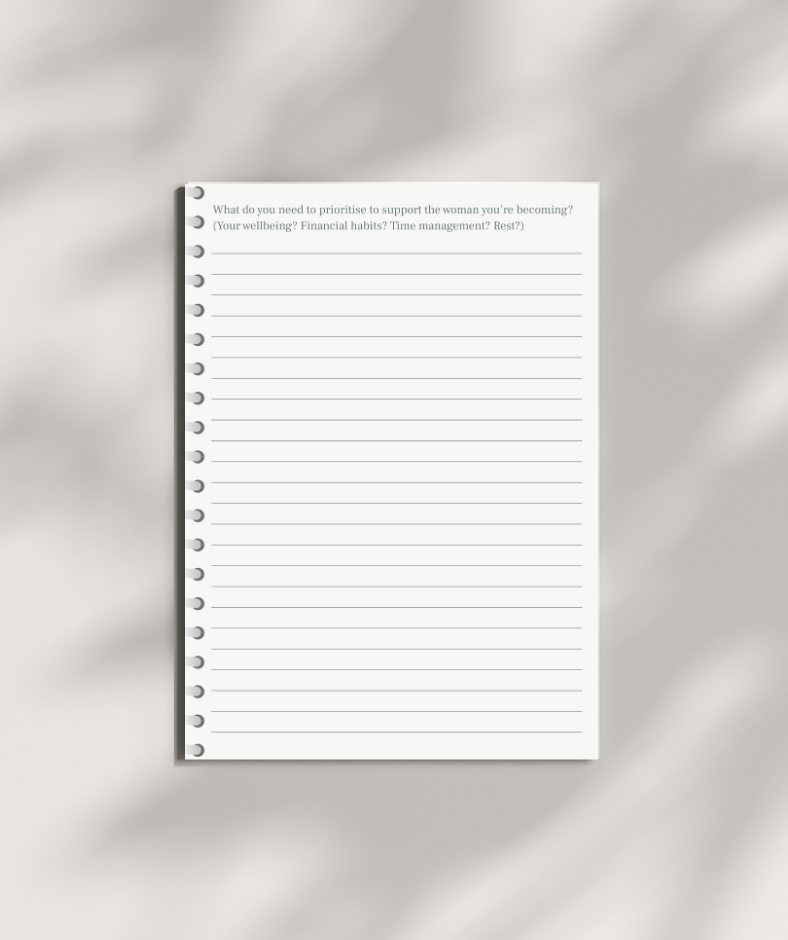 YEAR END REFLECTION JOURNAL