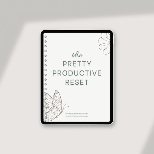 The Pretty Productive Reset